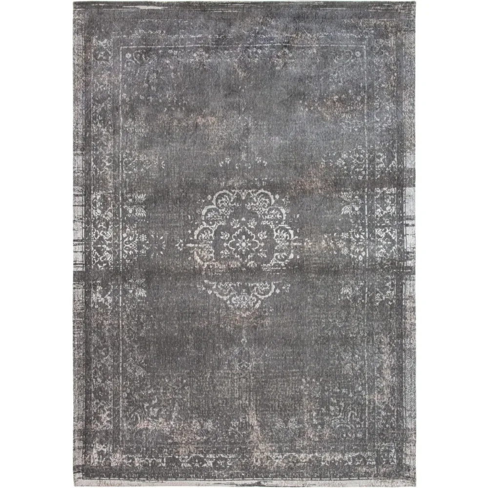 Teppich Medallion Grau/Weiss Polyester 200 cm 280 cm - Farbe: grau, weiss - Teppich