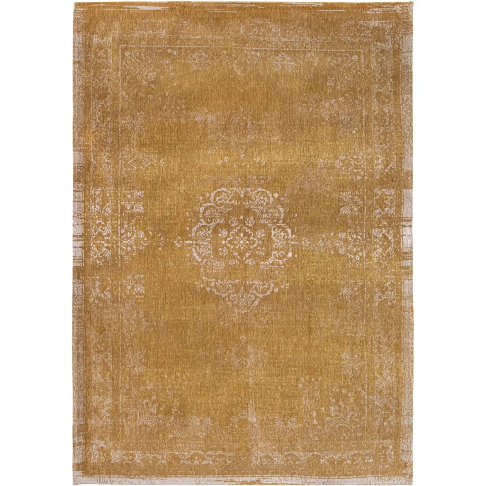 Teppich Medallion Orange/Gelb/Weiss Polyester 80 cm 150 cm - Farbe: Orange, Gelb, Weiss - Teppich