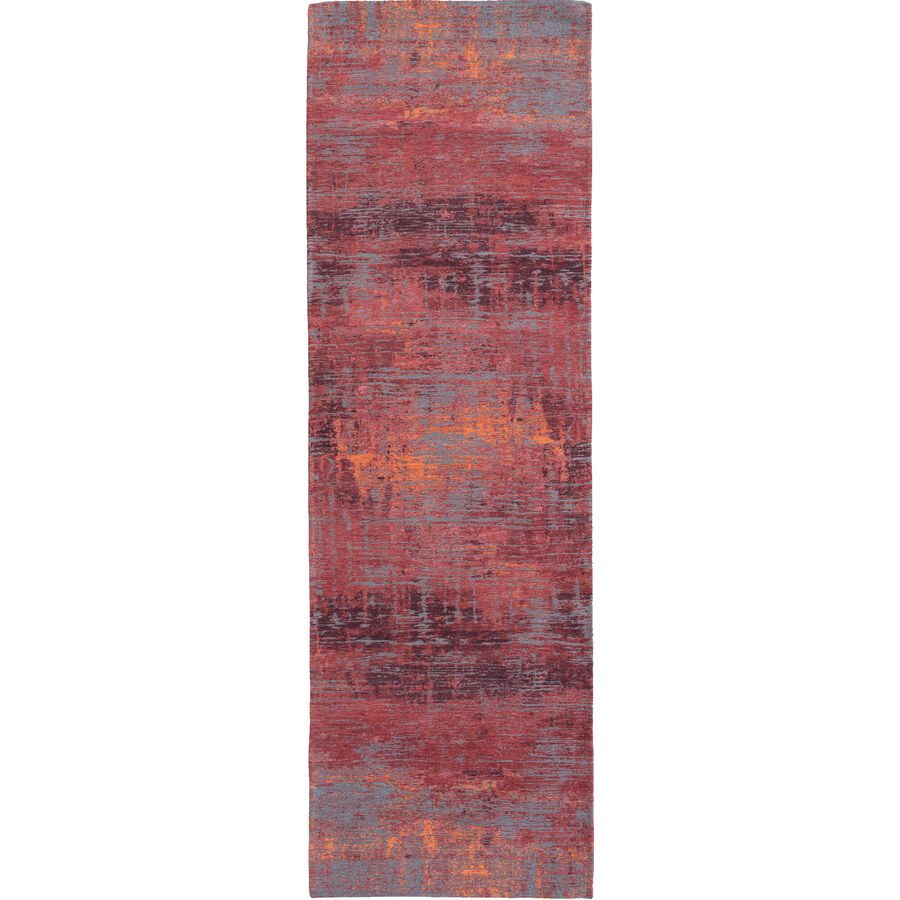 Teppich Streaks Rot Polyester 80 cm 250 cm - Teppich