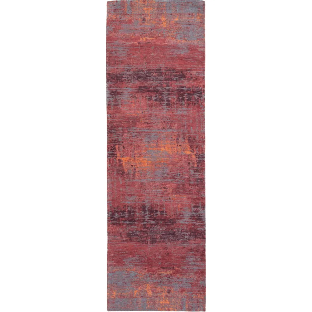 Teppich Streaks Rot Polyester 80 cm 250 cm - Teppich