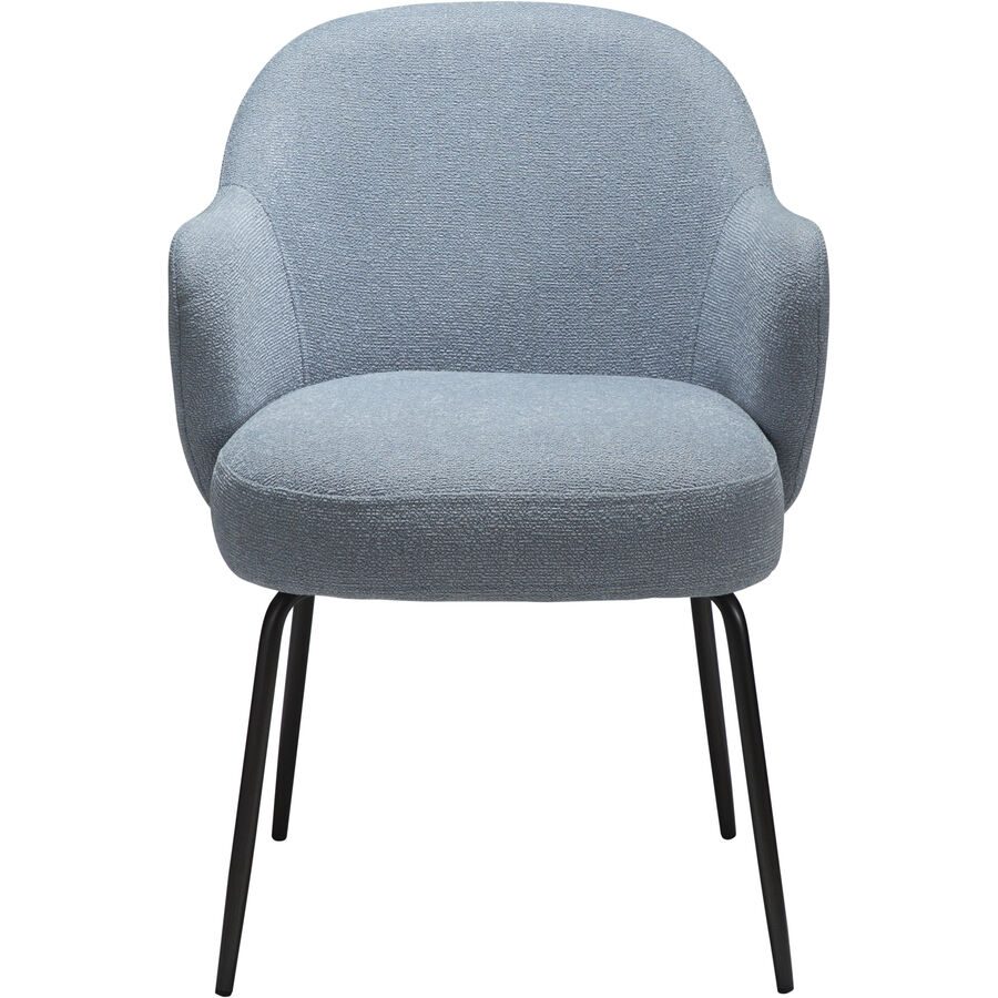 DAN-FORM Stuhl Bae Blau Polyester 61.5 cm - Stuhl