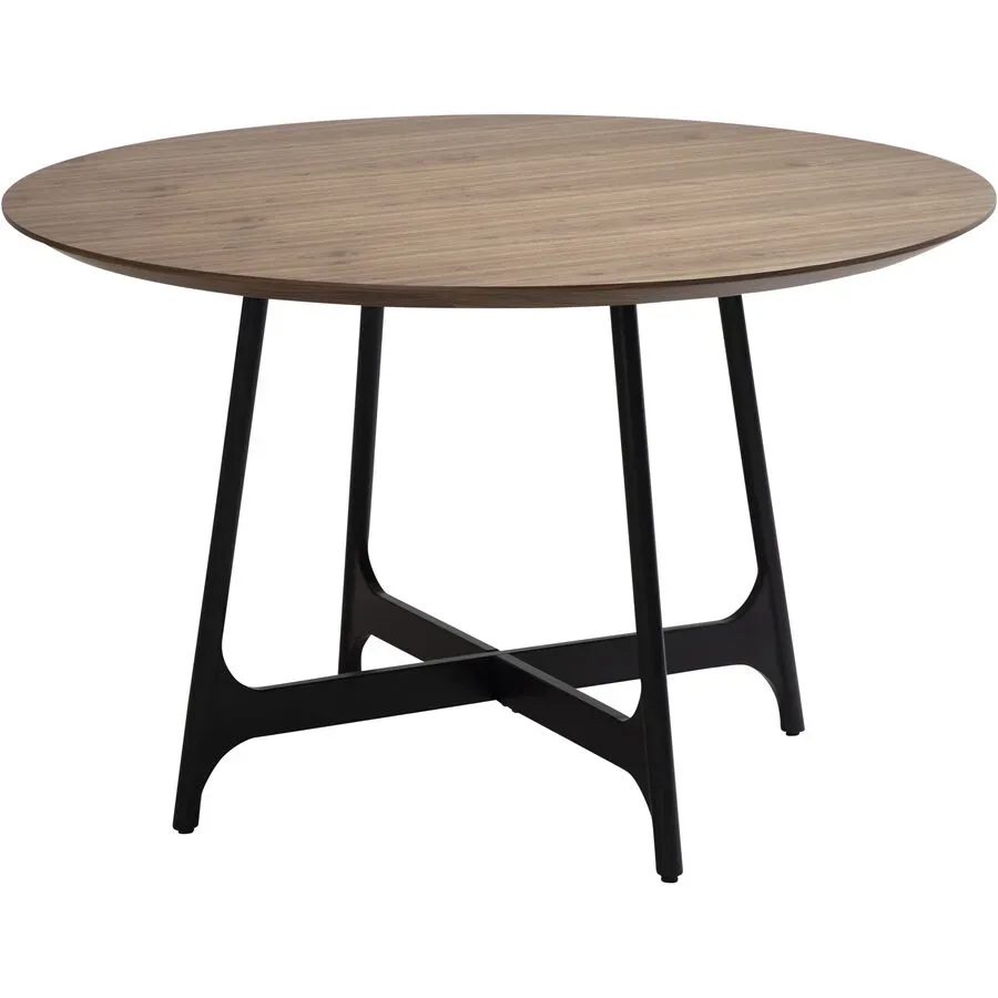 DAN-FORM Tisch Ooid Braun Holz 120 cm - Material: Nussbaum - Tisch