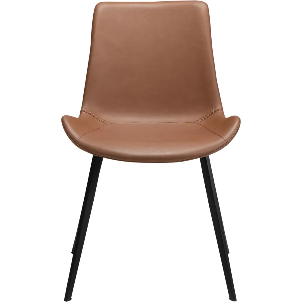 DAN-FORM Stuhl Hype Braun Kunstleder 58.5 cm - Material: Polyurethan - Stuhl