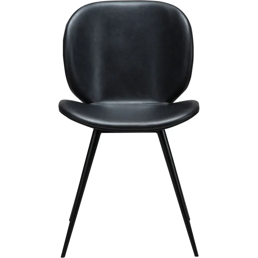 DAN-FORM Stuhl Cloud Schwarz Kunstleder 55.5 cm - Material: Polyurethan - Stuhl