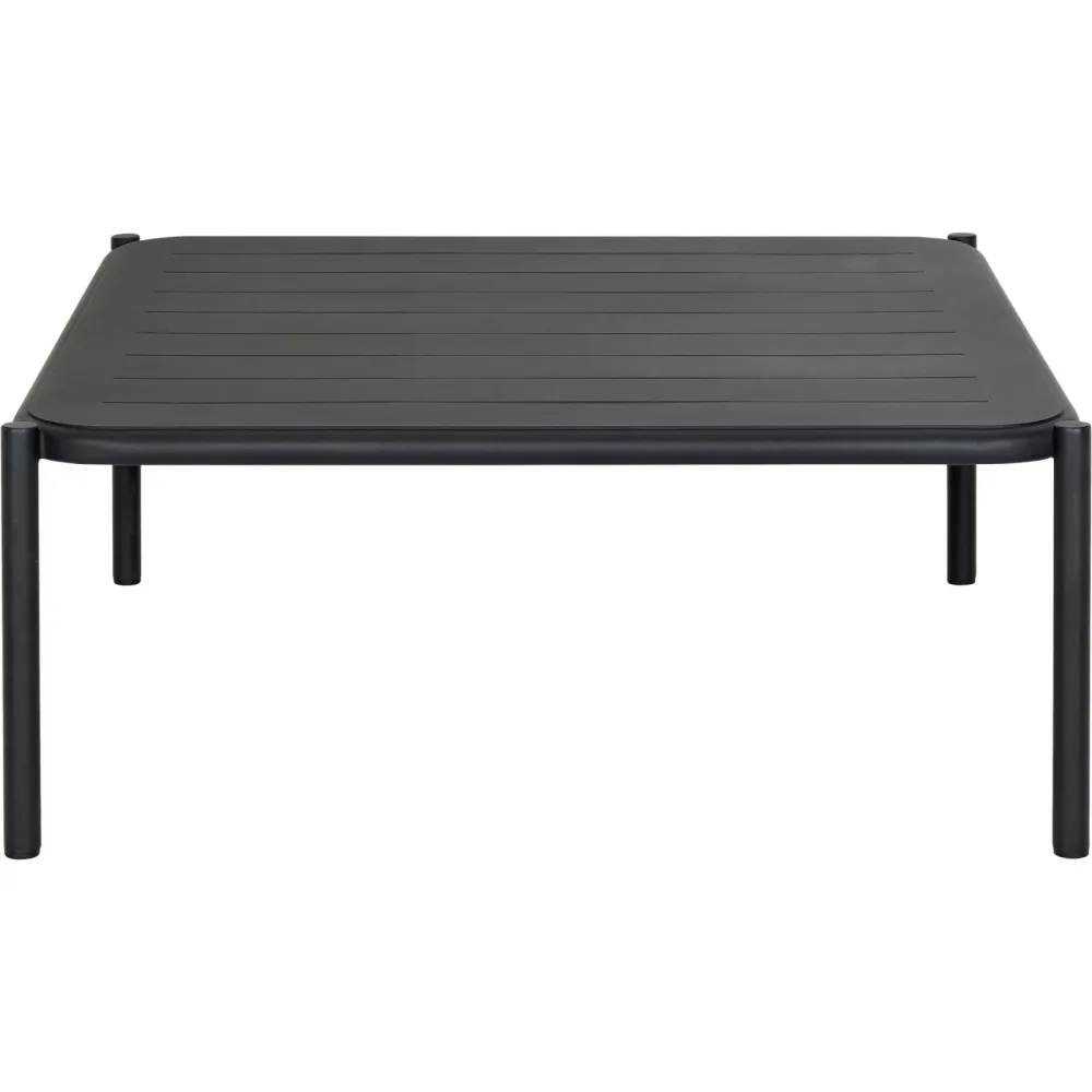 Loungetisch Viano schwarz Stahl B 75 T 75 cm - Loungetisch
