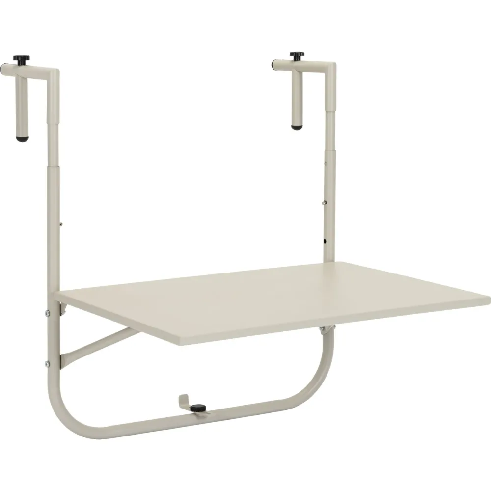 Gartentisch Christian beige Stahl B 60 T 43 cm - Gartentisch - Wetterfeste Gartenmöbel & Accessoires