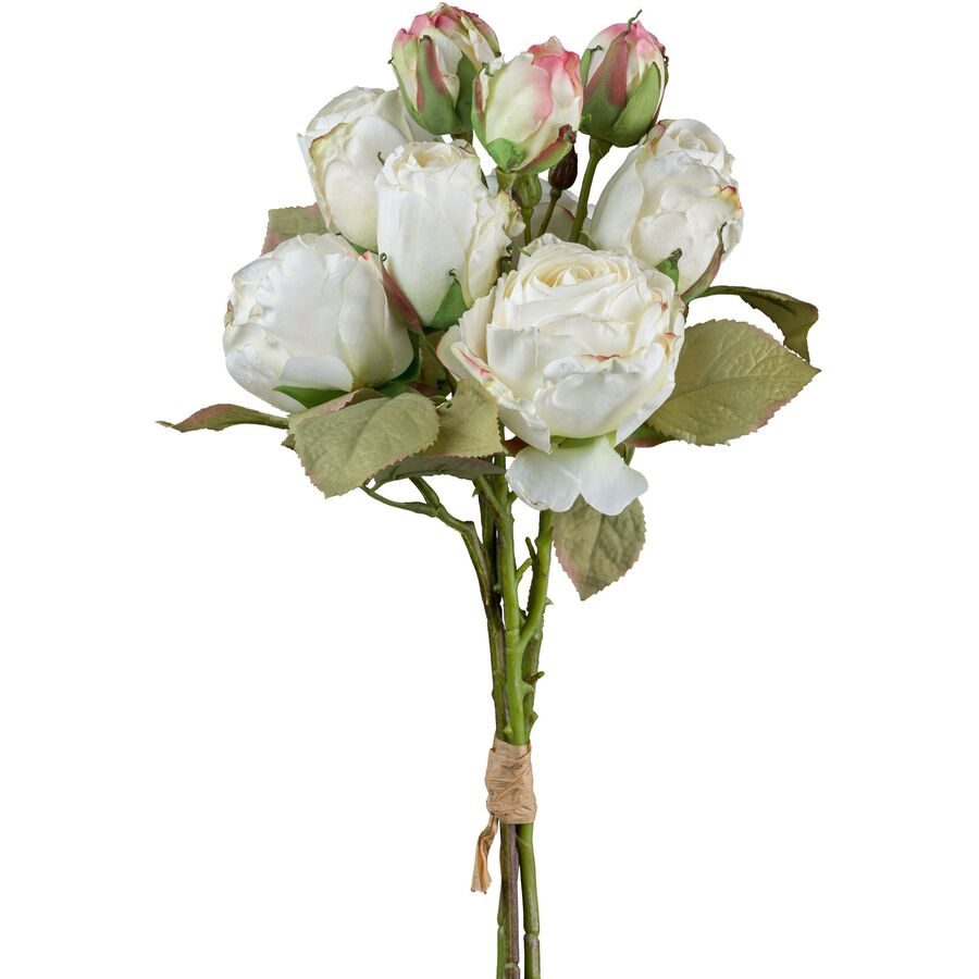 Kunstblume Flower Beige Kunststoff 54 cm - Farbe: creme - Kunstblume