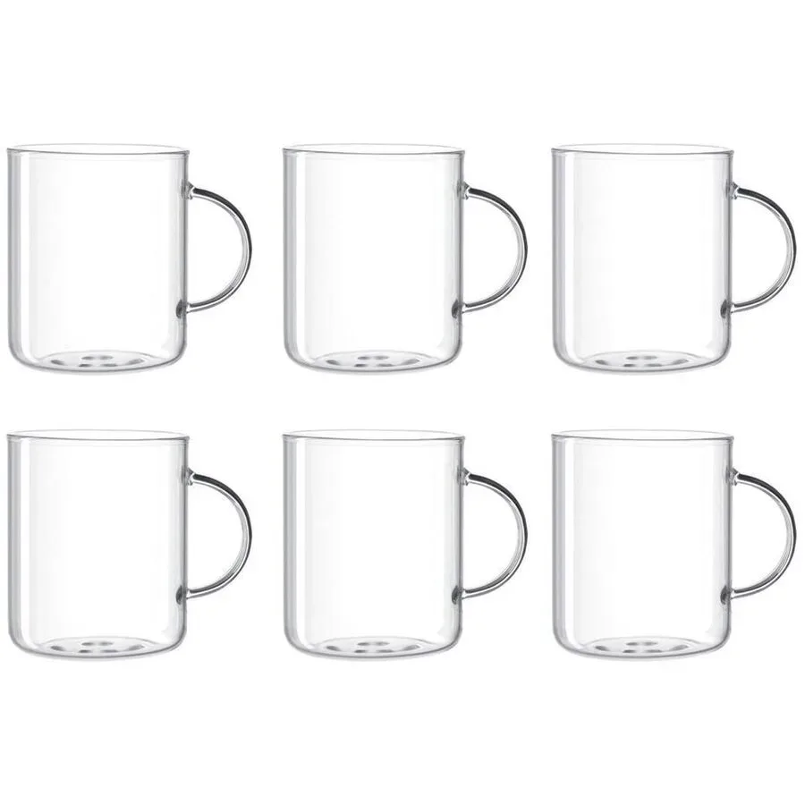 Leonardo - Teetasse Novo 400 ml, 6 Stück, Transparent, 0.4L