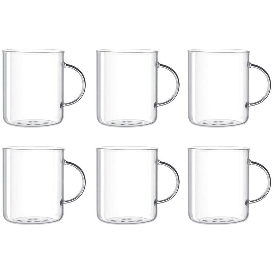 Leonardo - Teetasse Novo 400 ml, 6 Stück, Transparent, 0.4L