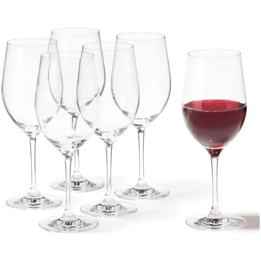 Rotweinglas-Set Leonardo Transparent Kristall 22 cm 8.5 cm - Material: Kristallglas - Rotweinglas-Set