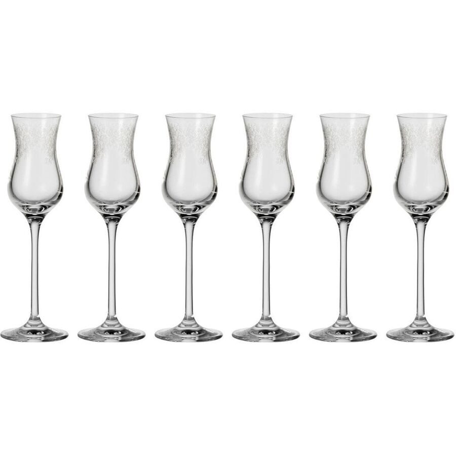 Grappa-Gläser Leonardo Transparent Kristall 19.5 cm 60 mm - Material: Kristallglas - Grappa-Gläser
