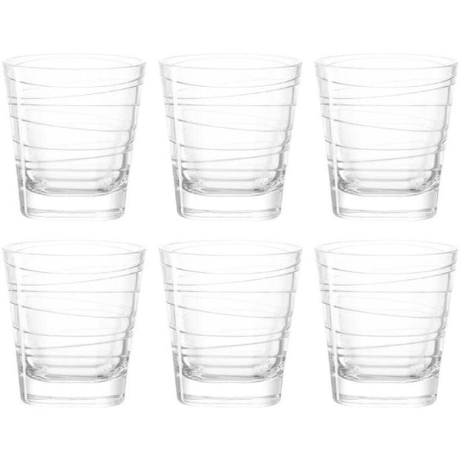 Leonardo - 6 Whiskygläser, 250 ml, Transparent