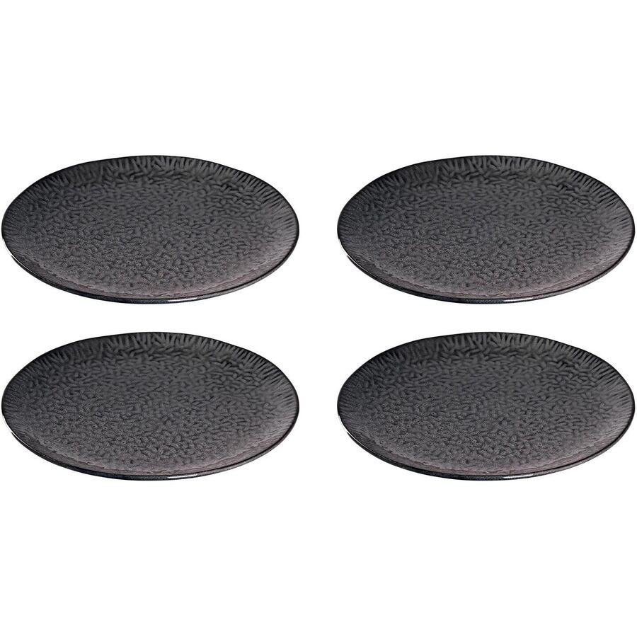 Platzteller-Set Leonardo Grau Keramik 32 cm - Farbe: anthrazit - Platzteller-Set