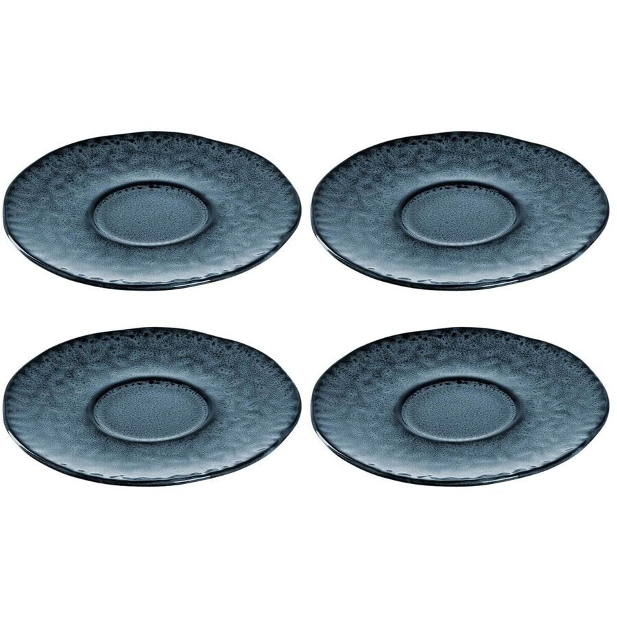 Untertassen-Set Leonardo Blau Keramik 11 cm - Untertassen-Set