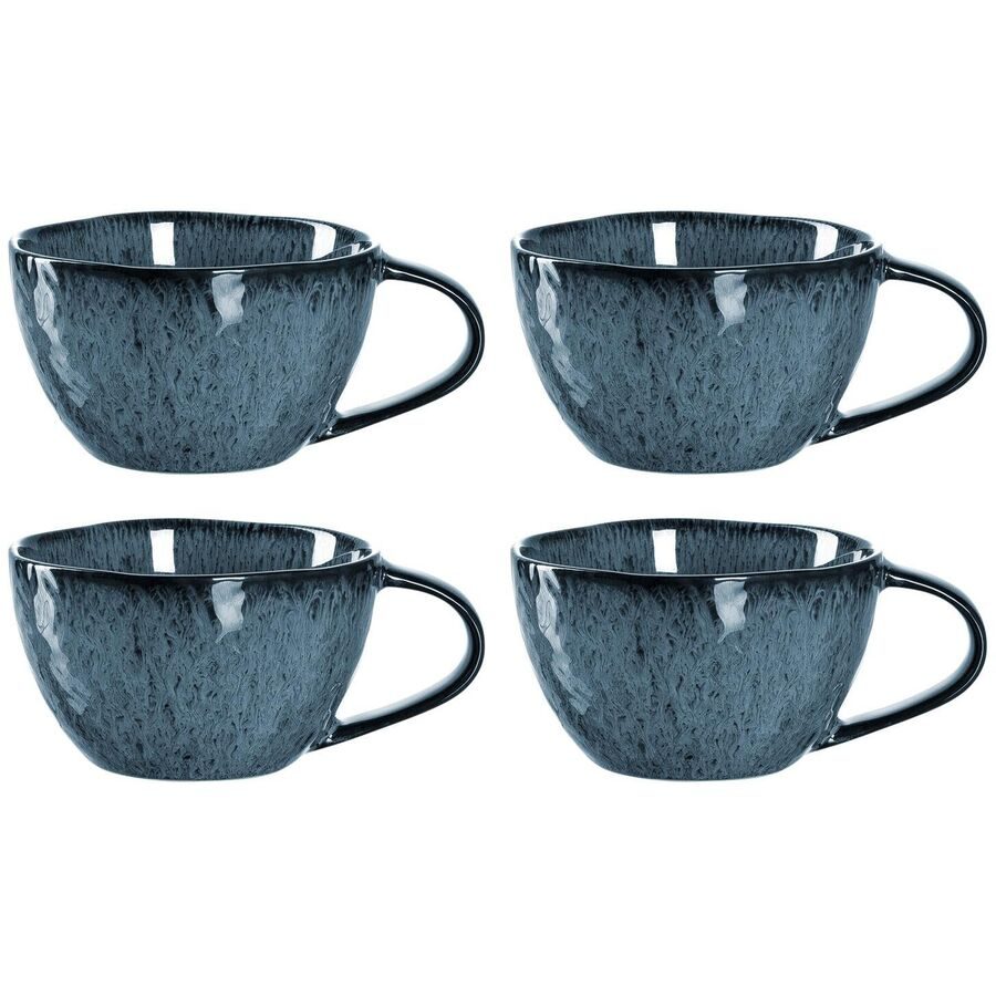 Kaffeebecher-Set Leonardo Blau Keramik 0.29 l - Kaffeetassen-Set