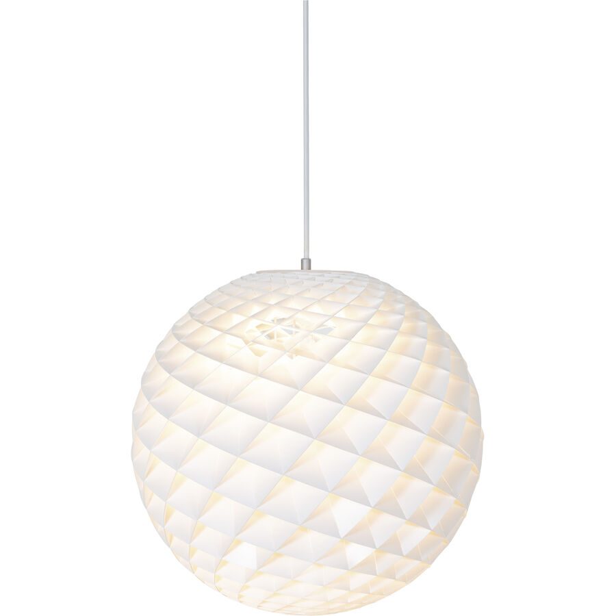 Louis poulsen Pendellampe Patera Weiss Kunststoff 45 cm - Pendellampe