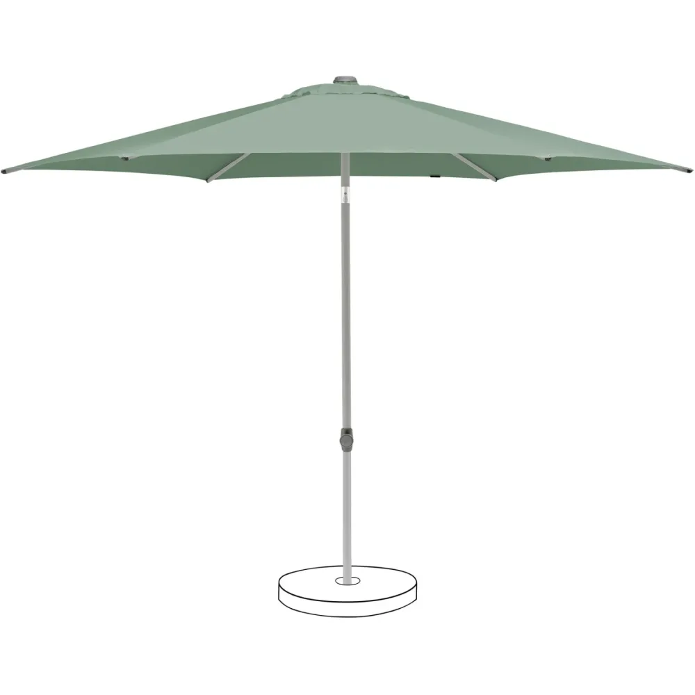 Suncomfort BY GLATZ Sonnenschirm Pop up grün Polyester B 250 T 250 cm - Sonnenschirm