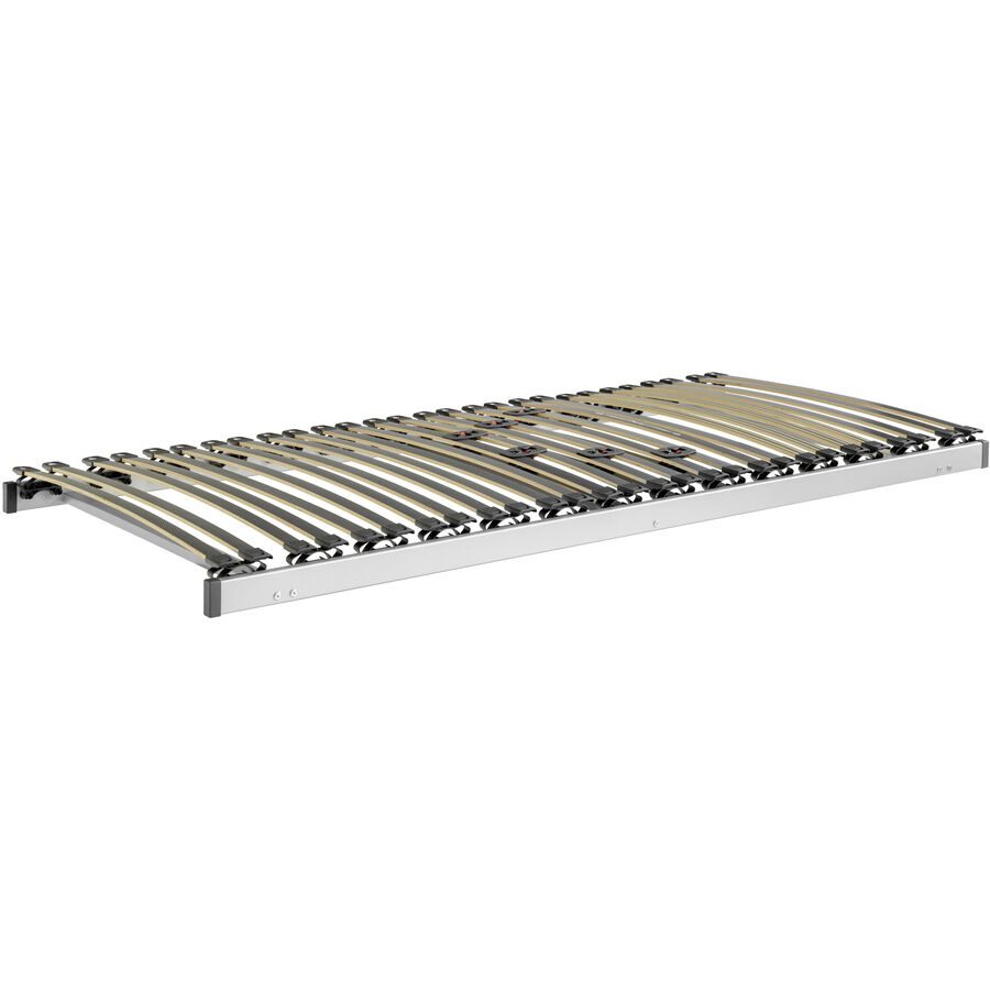 Philrouge Einlegerahmen Flex Easy Fix Braun Holz 120 x 200 cm Höhenverstellbar (manuell) - Farbe: buche - Einlegerahmen