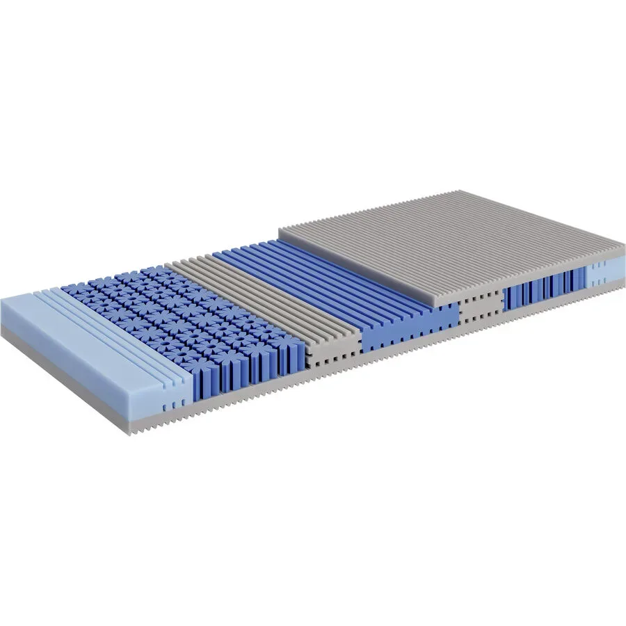 Philrouge Matratze Cozysleep Calm Medium Weiss Schaumstoff 90 x 200 cm - Material: Kaltschaum mit Schaumfedern im Schulterbereich - Matratze