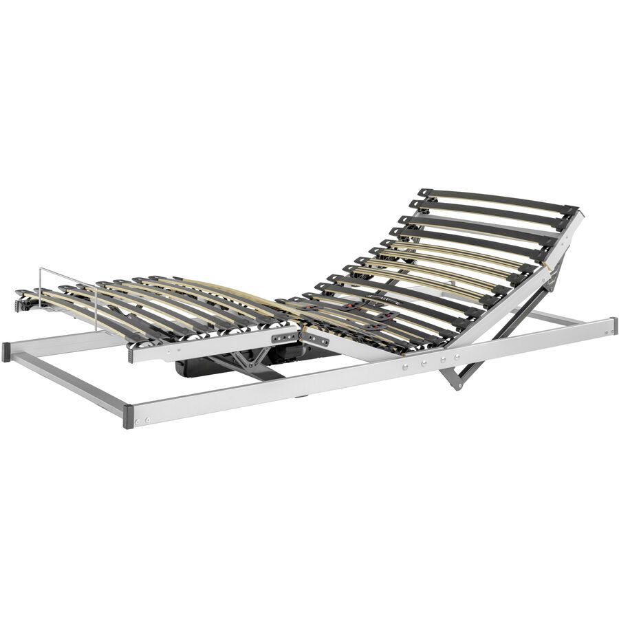 Philrouge Einlegerahmen mit Motor Flex Easy 2M Braun Holz 140 x 200 cm Höhenverstellbar (elektrisch) - Farbe: buche - Einlegerahmen mit Motor