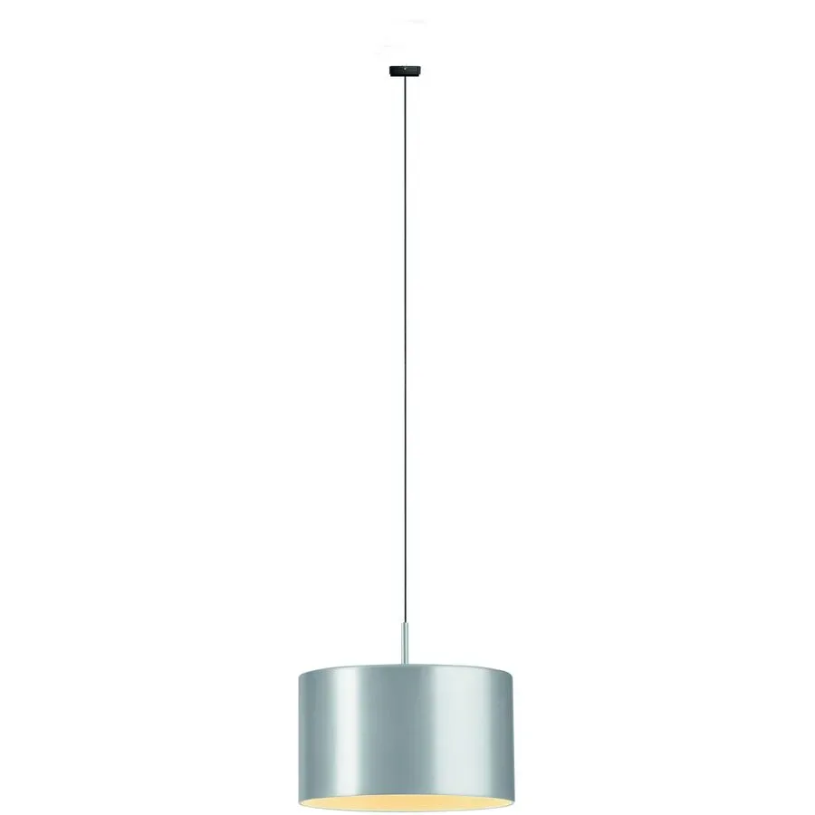 Designer-Pendellampe Bankamp Strada Pro Grand Metal aluminium matt dimmbar D 16 cm - LED - Material: Aluminium/Acryl - Designer-Pendellampe- LED
