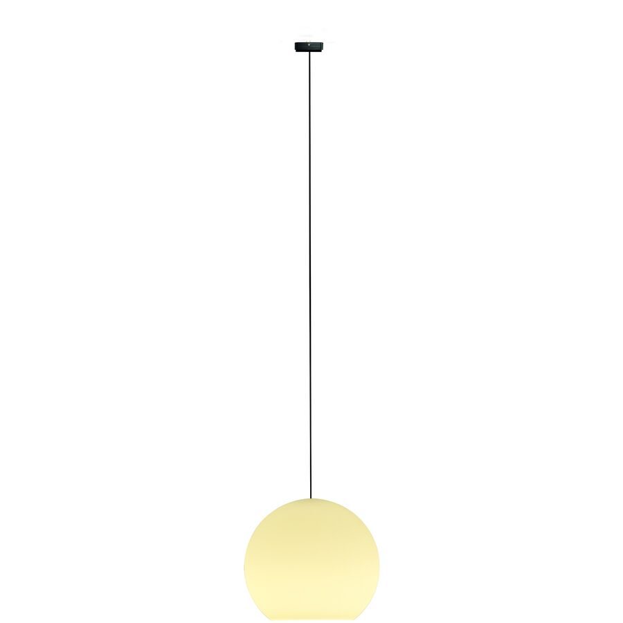 Designer-Pendellampe Bankamp Strada Pro Globe weiss dimmbar D 19 cm - LED - Lichtfarbe: Extra warmweiss - Material: Acryl - Designer-Pendellampe- LED