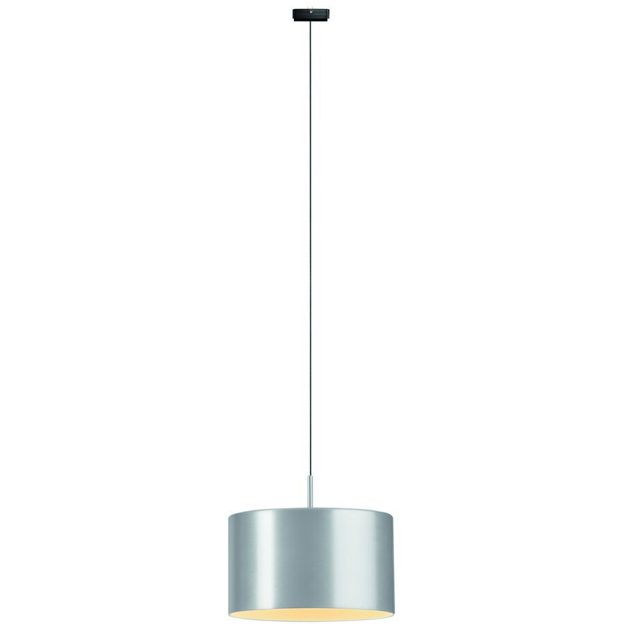 Designer-Pendellampe Bankamp Strada Pro Grand Metal aluminium matt dimmbar D 20 cm - LED - Lichtfarbe: Extra warmweiss - Material: Aluminium/Acryl -