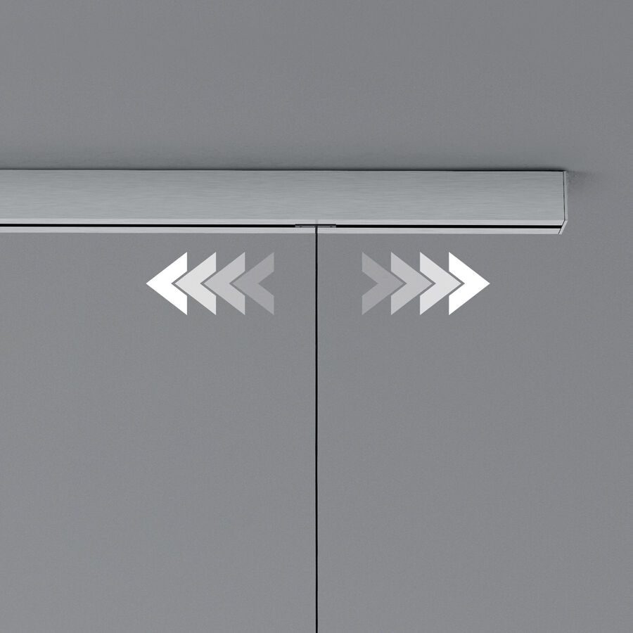 Designer-Pendellampen-Schiene Bankamp Strada Pro aluminium matt 200 cm - Schiene