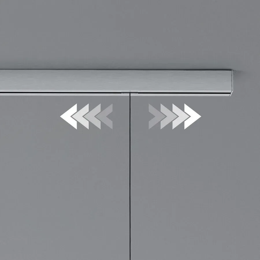 Designer-Pendellampen-Schiene Bankamp Strada Pro aluminium matt 200 cm - Schiene