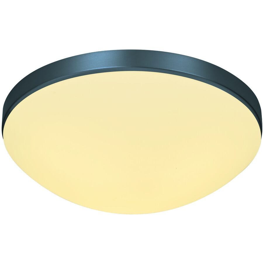 Designer-Deckenlampe Bankamp Basic E27 anthrazit dimmbar D 40 cm - Farbe: anthrazit matt eloxiert - Material: Eisen/Glas - Designer-Deckenlampe