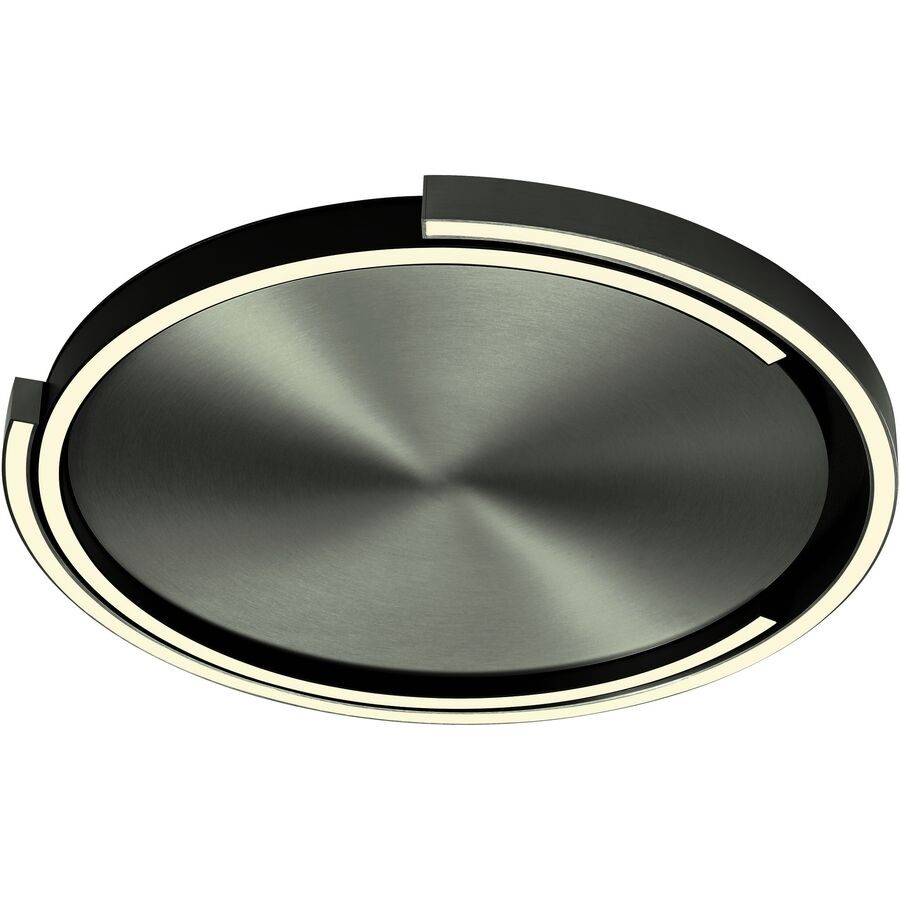 Designer-Deckenlampe Bankamp Rings bronze/anthrazit dimmbar D 55 cm - LED - Lichtfarbe: Extra warmweiss - Material: Aluminium/Acryl -