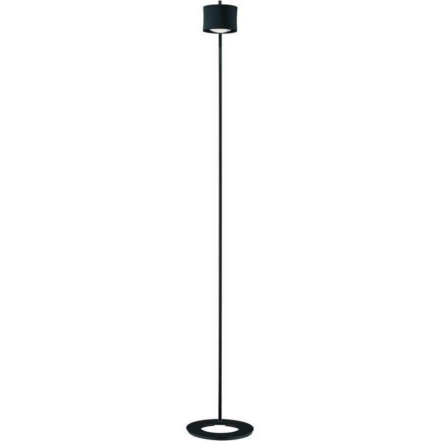 Designer-Stehlampe Bankamp Impulse schwarz dimmbar H 155 cm - LED - Lichtfarbe: Extra warmweiss - Material: Aluminium/Eisen/Glas - Designer-Stehlampe-