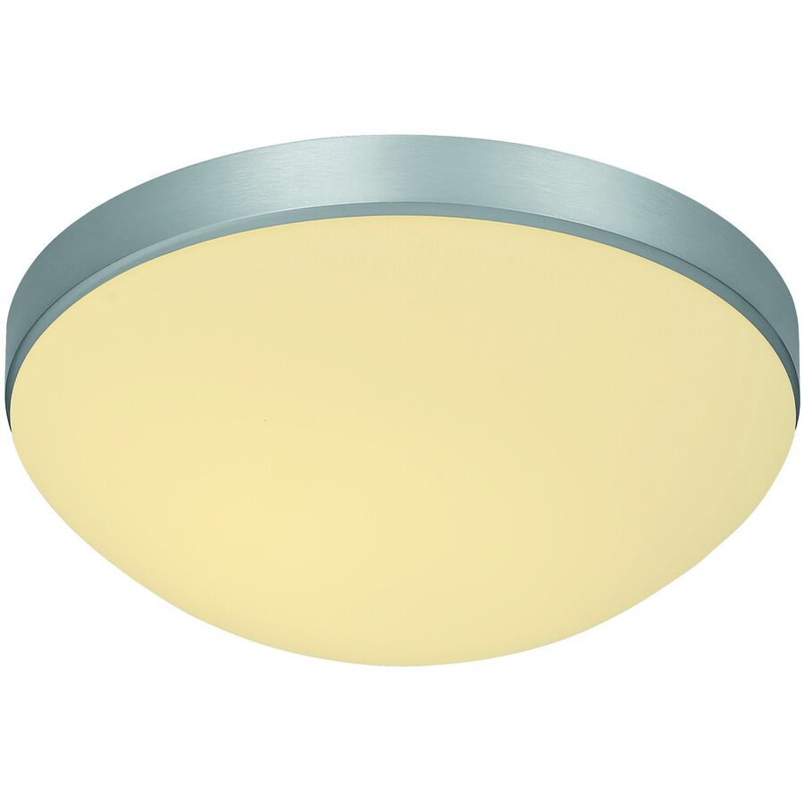 Designer-Deckenlampe Bankamp Basic E27 aluminium matt dimmbar D 32 cm - Material: Eisen/Glas - Designer-Deckenlampe