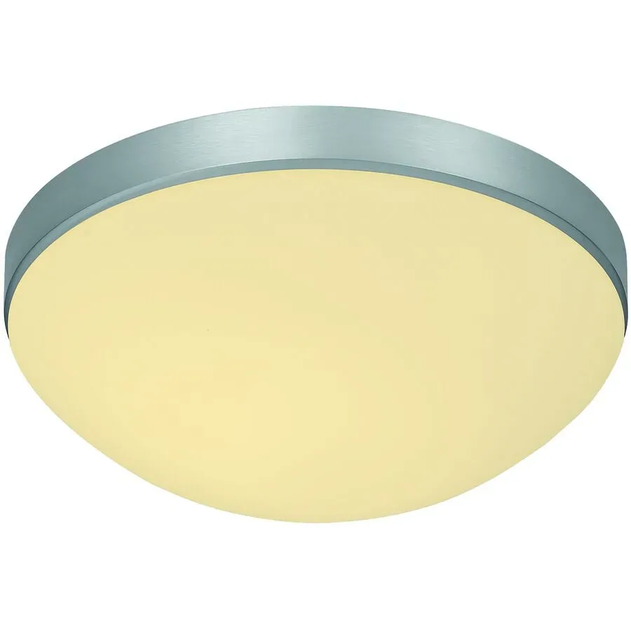 Designer-Deckenlampe Bankamp Basic E27 aluminium matt dimmbar D 32 cm - Material: Eisen/Glas - Designer-Deckenlampe