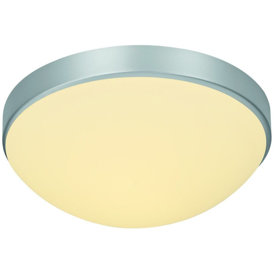 Designer-Deckenlampe Bankamp Basic E27 aluminium matt dimmbar D 26 cm - Material: Eisen/Glas - Designer-Deckenlampe