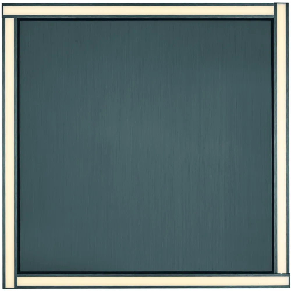 Designer-Deckenlampe Bankamp Line anthrazit 52 cm - Farbe: anthrazit matt eloxiert - LED - Lichtfarbe: Extra warmweiss - Material: