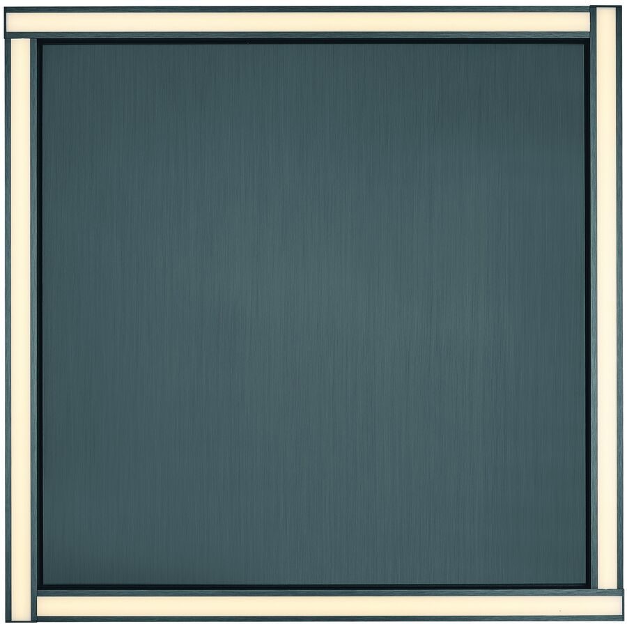 Designer-Deckenlampe Bankamp Line anthrazit 52 cm - Farbe: anthrazit matt eloxiert - LED - Lichtfarbe: Extra warmweiss - Material:
