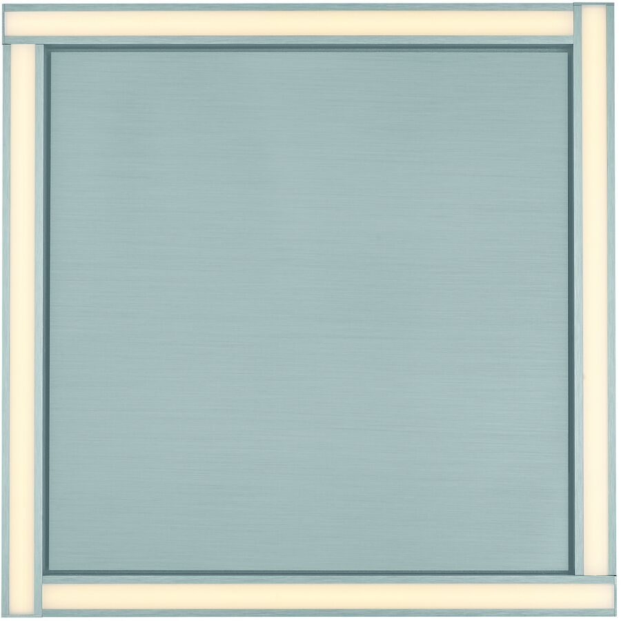 Designer-Deckenlampe Bankamp Line aluminium matt 40 cm - LED - Lichtfarbe: Extra warmweiss - Material: Aluminium/Stahl - Designer-Deckenlampe- LED