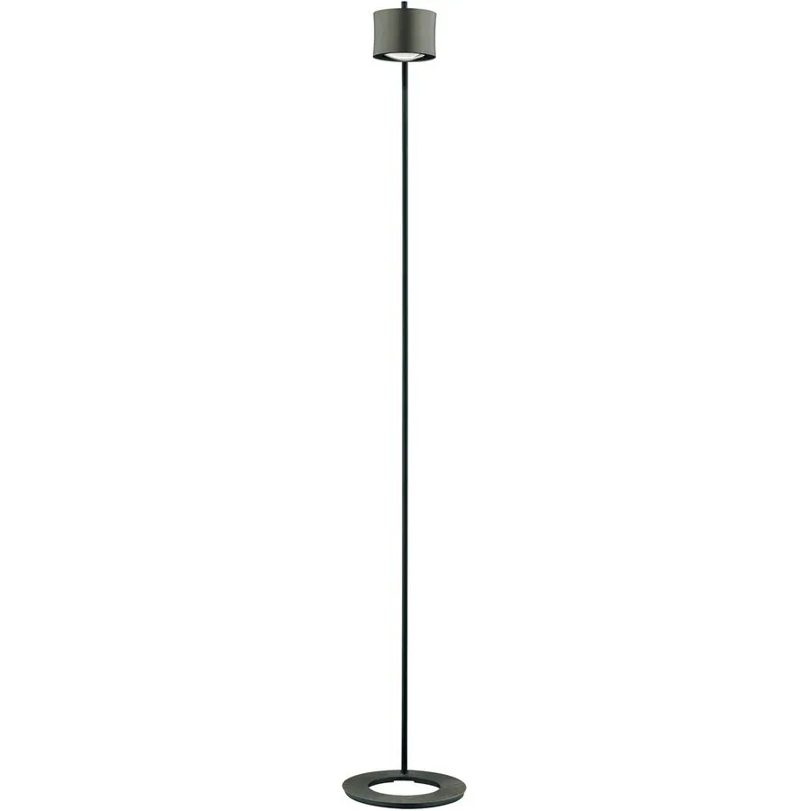 Designer-Stehlampe Bankamp Impulse bronze dimmbar H 155 cm - LED - Lichtfarbe: Extra warmweiss - Material: Aluminium/Eisen/Glas - Designer-Stehlampe-