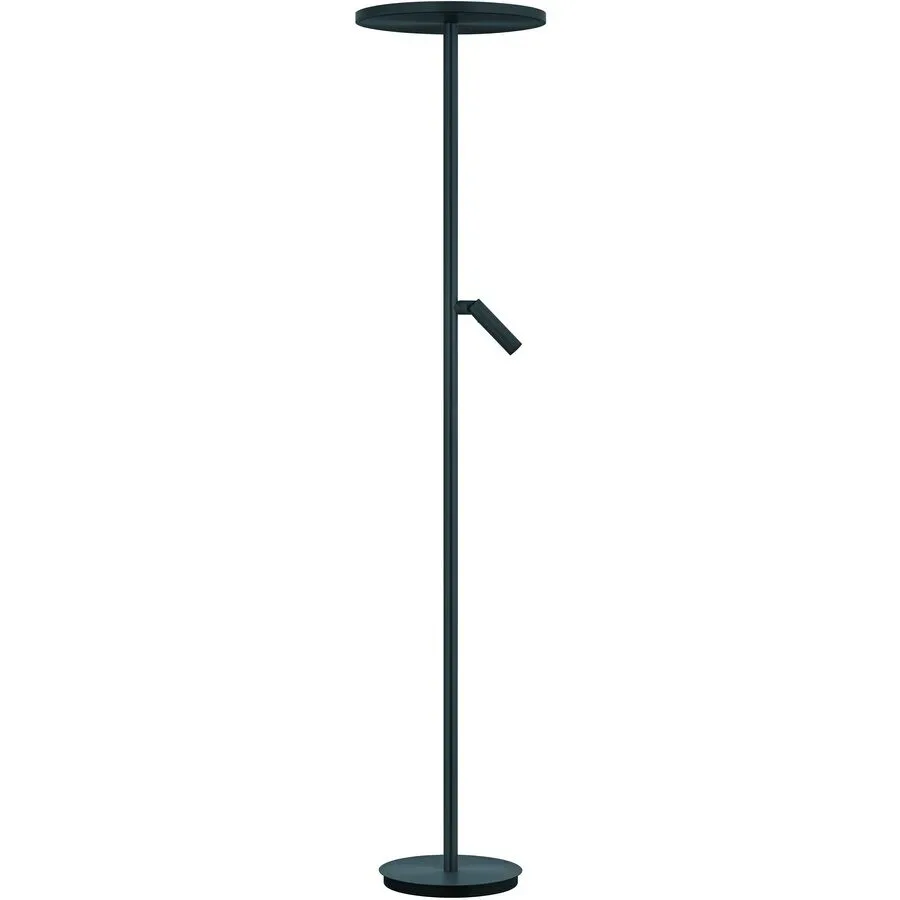 Designer-Stehlampe Bankamp Sky anthrazit dimmbar H 190 cm - Farbe: anthrazit matt eloxiert - LED - Lichtfarbe: Extra warmweiss - Material:
