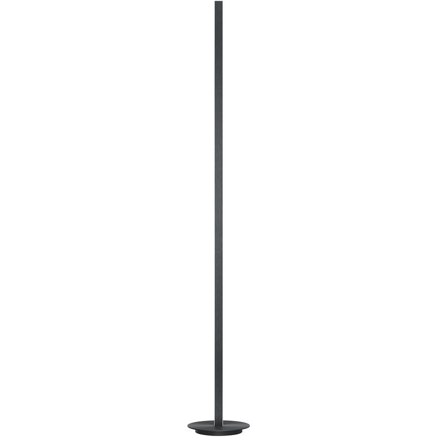Designer-Stehlampe Bankamp Line anthrazit dimmbar H 160 cm - Farbe: anthrazit matt eloxiert - LED - Lichtfarbe: Extra warmweiss - Material: