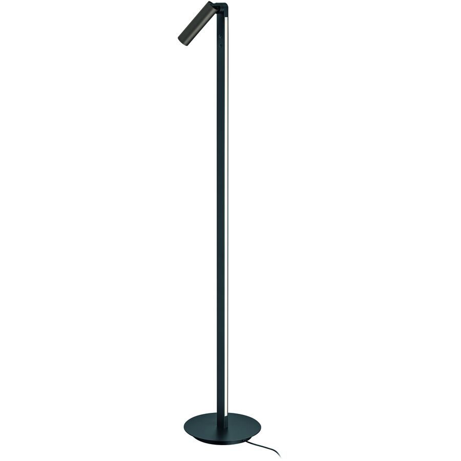 Designer-Stehlampe Bankamp Spot Bronze eloxiert dimmbar H 120 cm - LED - Lichtfarbe: Extra warmweiss - Material: Aluminium/Eisen/Acryl -