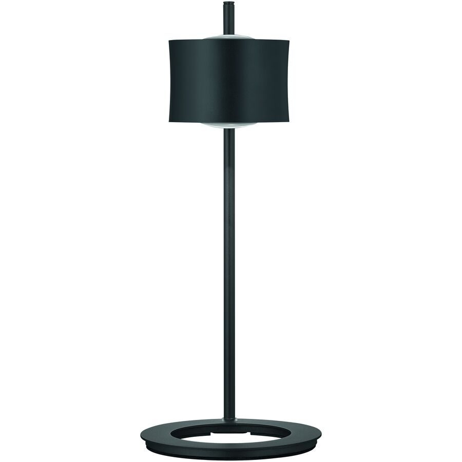 Designer-Tischlampe Bankamp Impulse schwarz dimmbar H 44 cm - LED - Lichtfarbe: Extra warmweiss - Material: Aluminium/Eisen/Glas -