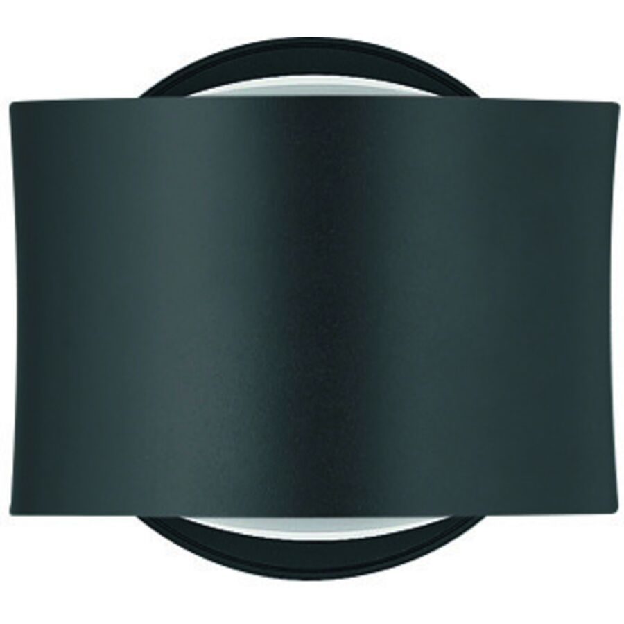 Designer-Wandlampe Bankamp Impulse schwarz dimmbar - LED - Lichtfarbe: Extra warmweiss - Material: Aluminium/Eisen/Glas - Designer-Wandlampe- LED