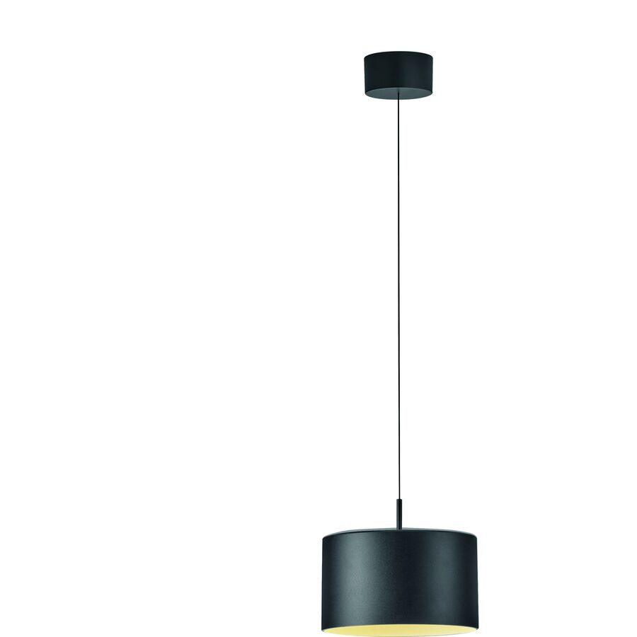 Designer-Pendellampe Bankamp Grand Metal schwarz dimmbar D 20 cm - LED - Material: Aluminium/Eisen/Acryl - Designer-Pendellampe- LED Energiesparlampe