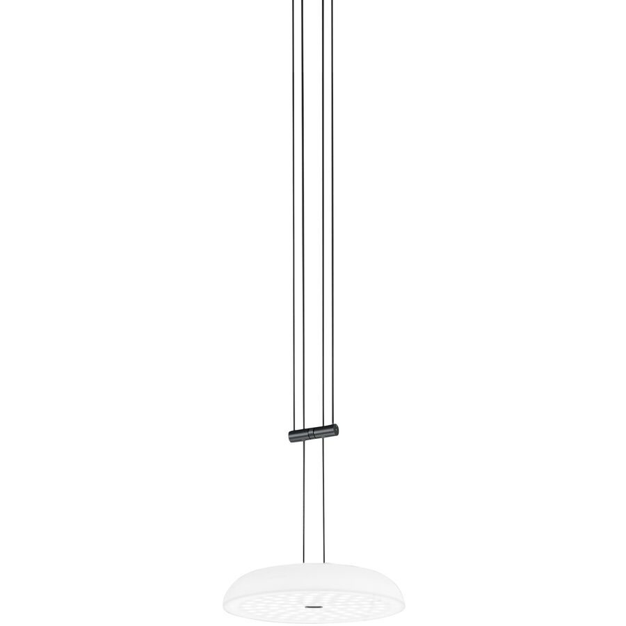 Designer-Pendellampe Bankamp Strada 2.0 Bowl schwarz dimmbar D 25 cm - LED - Lichtfarbe: Extra warmweiss - Material: Acryl - Designer-Pendellampe- LED