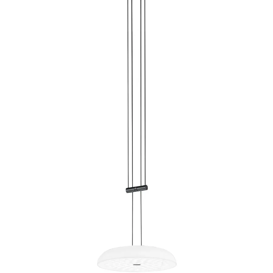 Designer-Pendellampe Bankamp Strada 2.0 Bowl schwarz dimmbar D 25 cm - LED - Lichtfarbe: Extra warmweiss - Material: Acryl - Designer-Pendellampe- LED