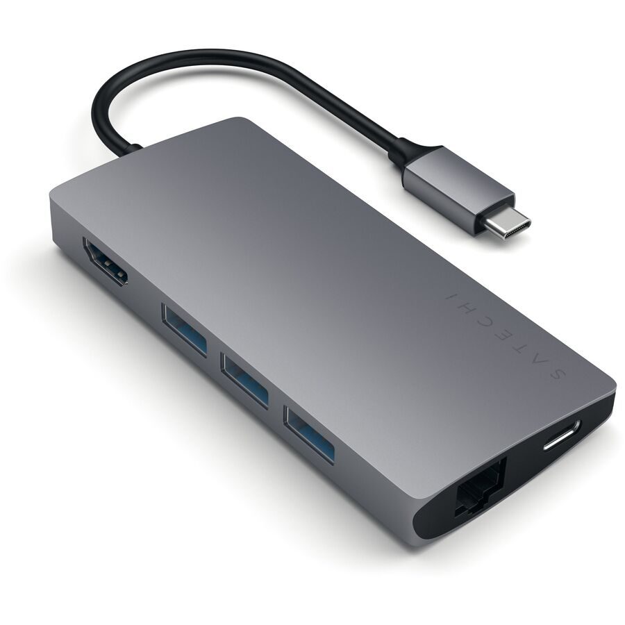 Multiport Satechi Grau - Farbe: graphit - Material: Aluminium - Multiport