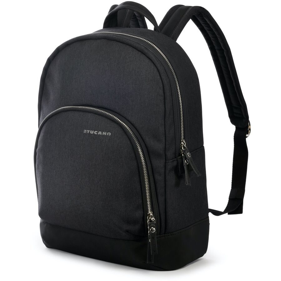 TUCANO Rucksack Nota Schwarz Stoff - Rucksack