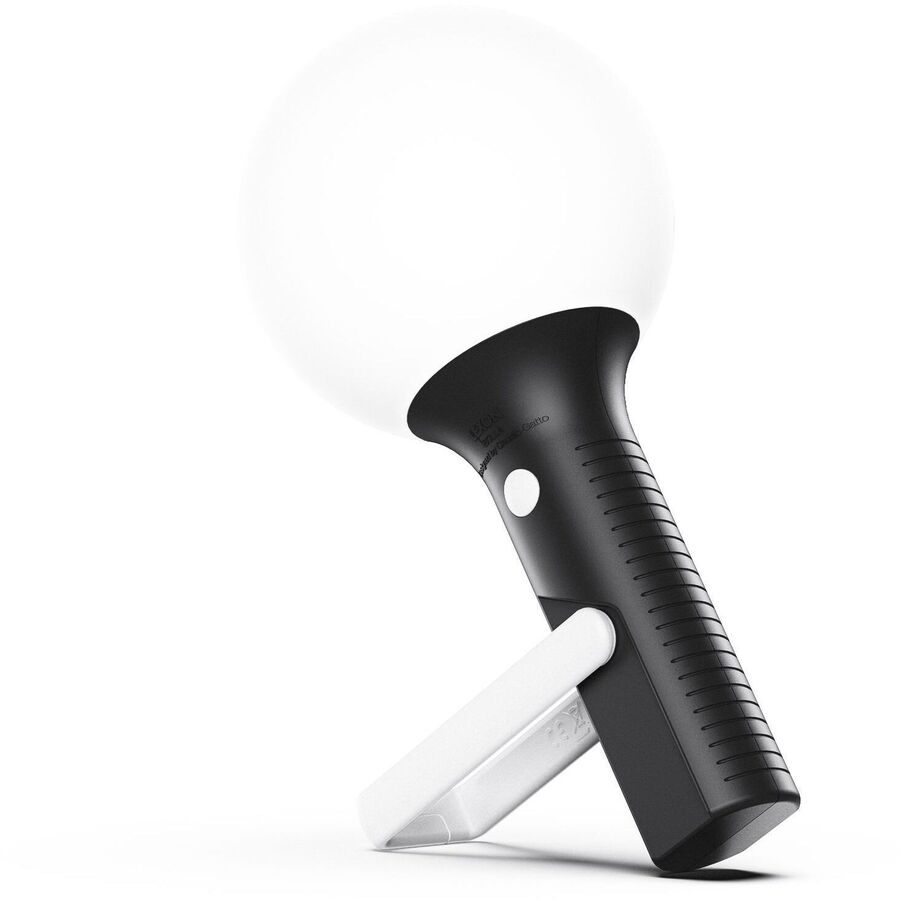 Lexon Tischlampe Bolla+ Weiss/Schwarz Kunststoff 11.5 cm 28.2 cm - LED - Lichtfarbe: Warmweiss - Kaltes Tagesweiss - Tischlampe- LED Energiesparlampe